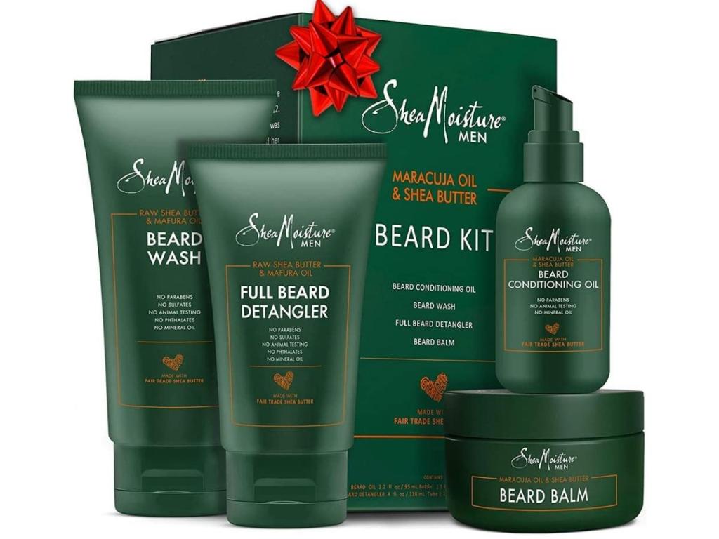 shea moisture beard care kit gift set