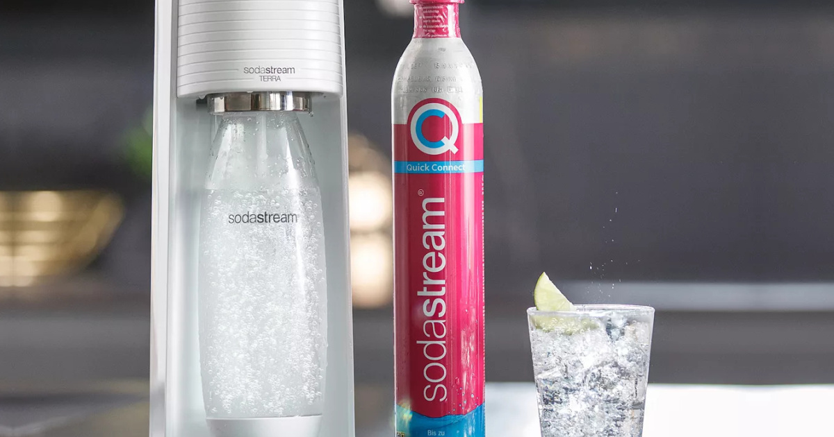 SodaStream Sparkling Water Maker Bundle Only 48.99 Shipped + Get 10