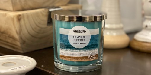 Sonoma 3-Wick Candles from $5.66 Each on Kohls.com (Regularly $16)