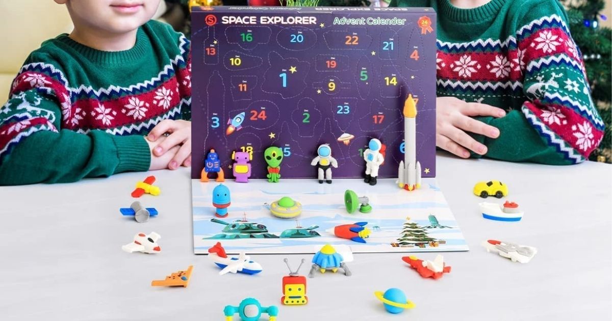 Space Explorer or Fairytale Princess Toy Eraser Advent Calendars Only $7.95  on Amazon (Regularly $27) | Hip2Save