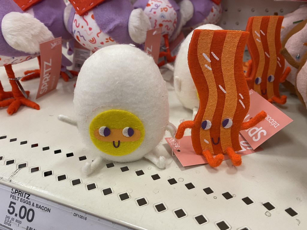 egg with stuffed animal inside