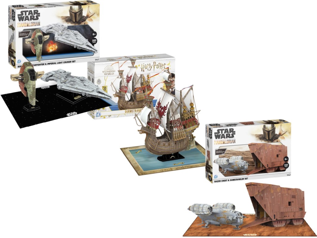 Star Wars and Harry Potter 3d Puzzles