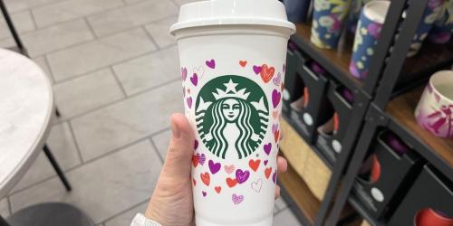 Starbucks Valentine’s Day Color-Changing Reusable Cups ONLY $2.95