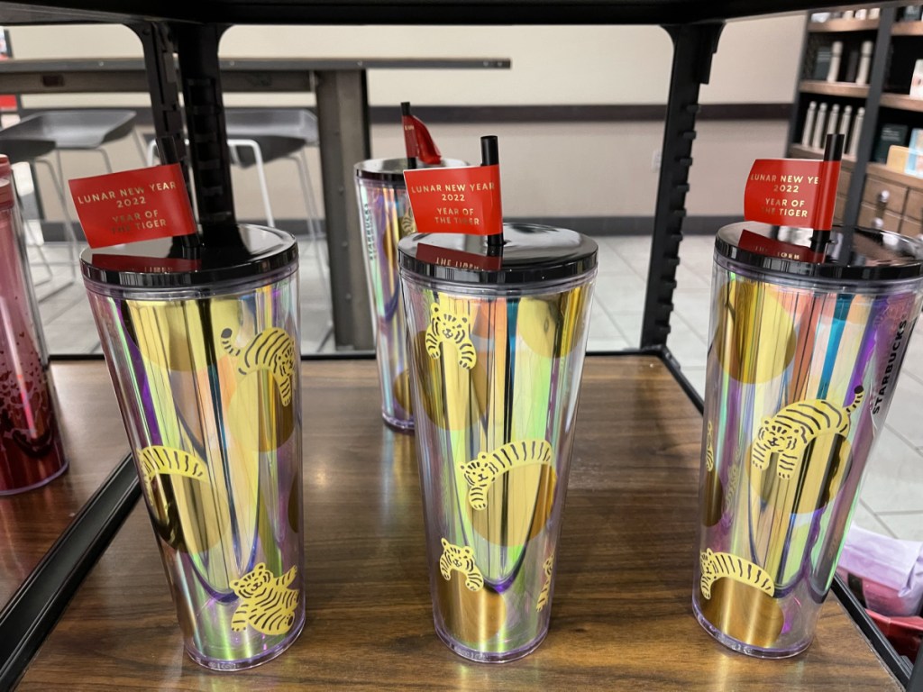 iridescent tiger tumblers in store
