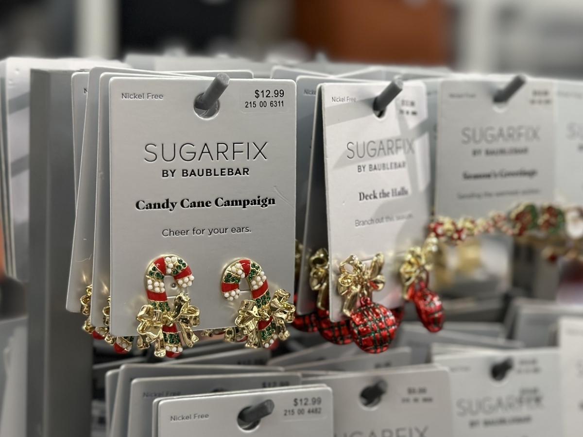 Sugarfix by BaubleBar Earrings Santa Mr Mrs Claus Christmas Holiday NEW   eBay