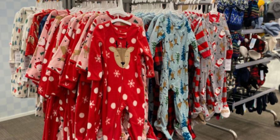 40% Off Target Baby & Toddler Pajamas | Holiday Styles Start UNDER $5