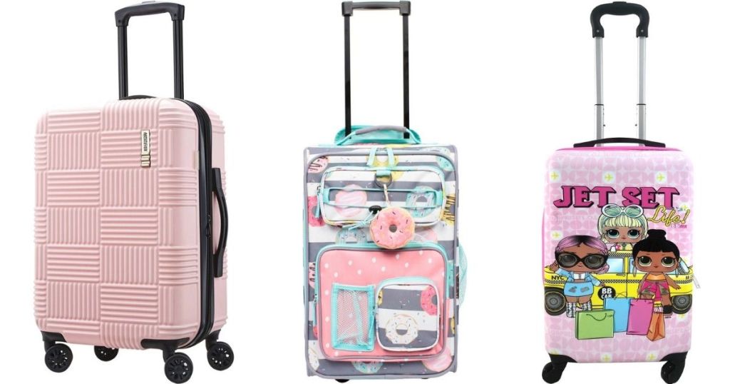 three suitcases