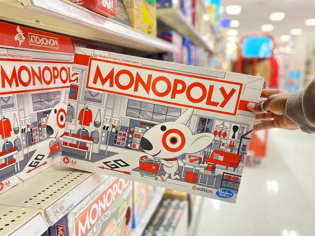 target monopoly board game in store