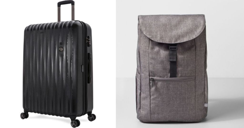 Target Suitcase and Backpack