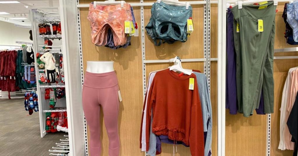 target women's workout apparel in store