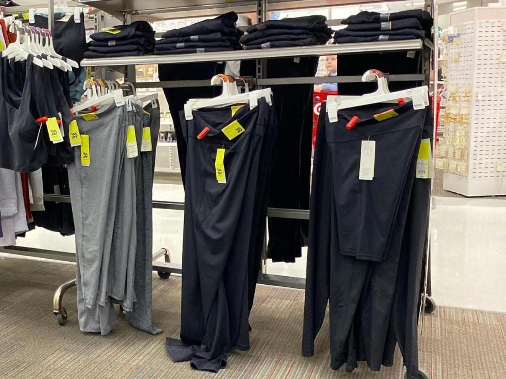 target black and gray leggings in store