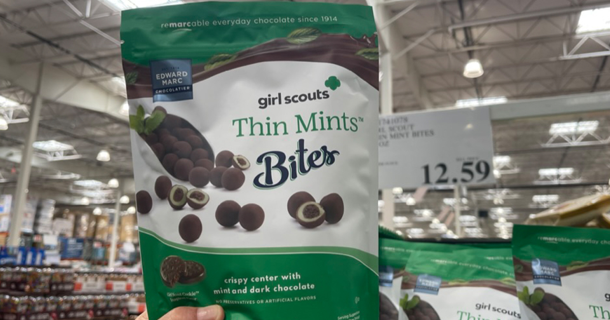 NEW Girl Scout Thin Mints Bites Only $12.59 at Costco