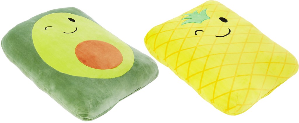 avocado and pineapple dog beds