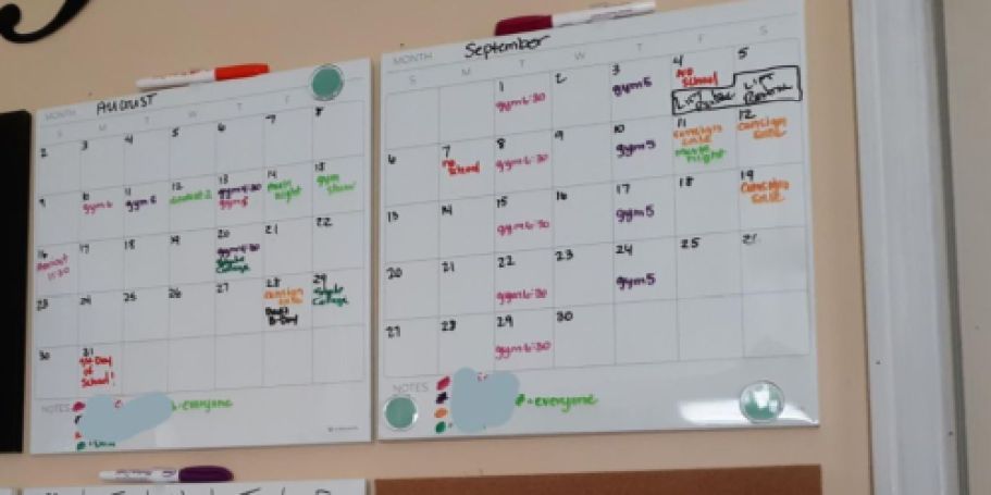 U Brands Dry Erase Calendar Only $4 Amazon