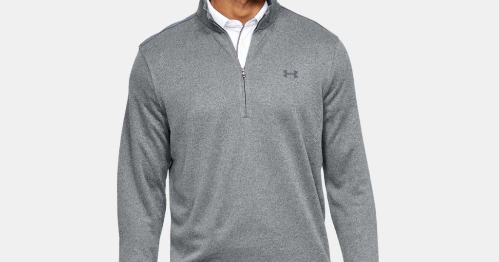 man in grey sweater
