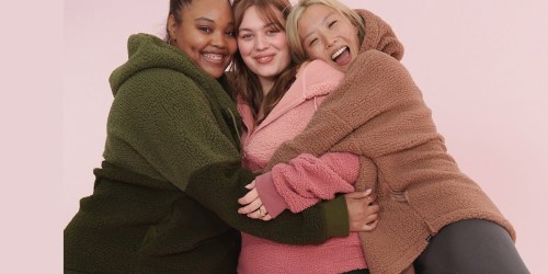 Victoria’s Secret PINK Varsity Sherpa Pullovers Only $25 (Regularly $80)