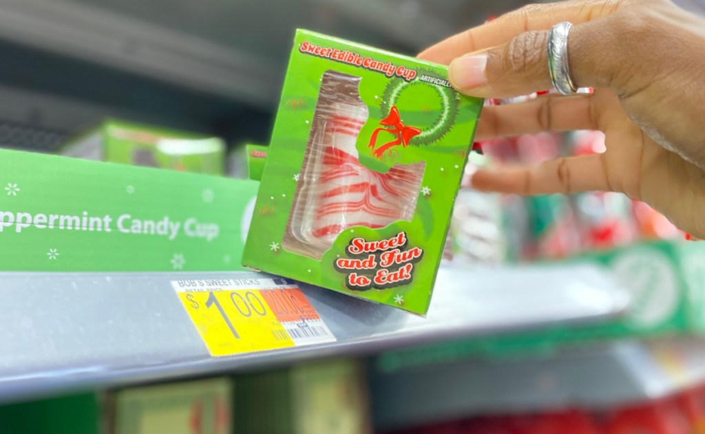 edible candy cup in packaging