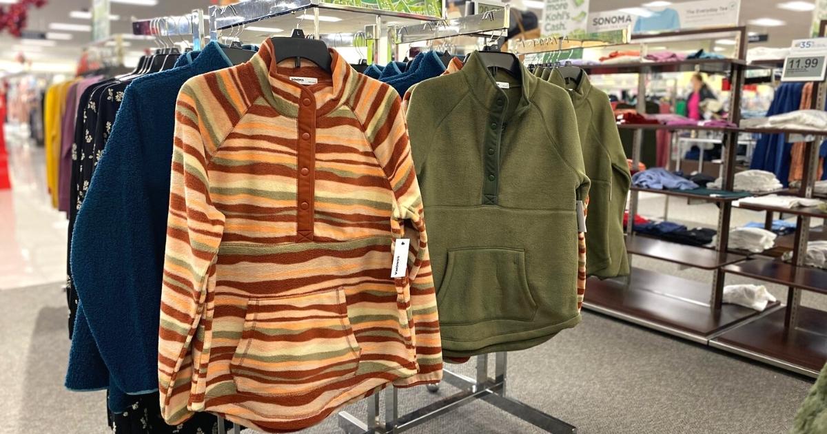Women's Quarter Snap Sonoma Sweaters