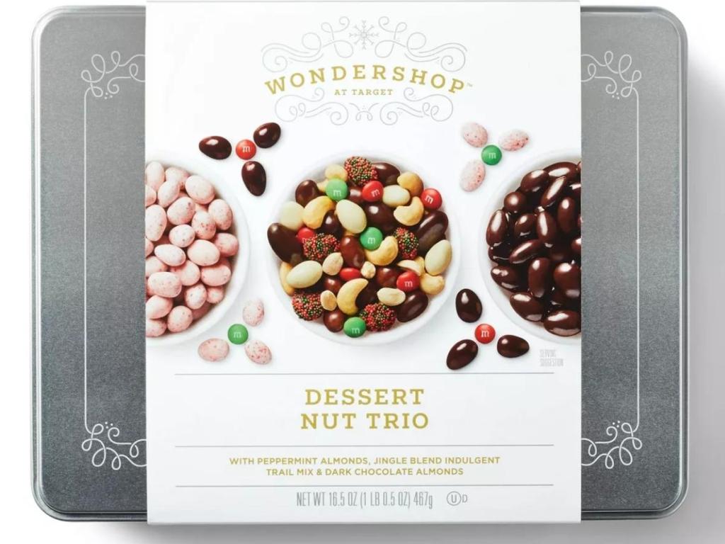 wondershop dessert nut trio gifting tin
