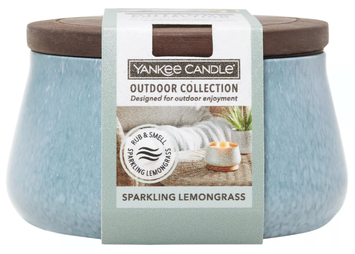 Yankee Candle Sparkling Lemongrass Outdoor Candle