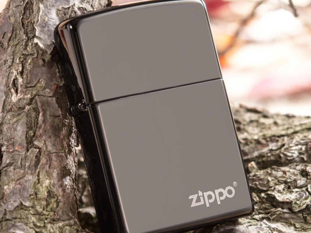 zippo black ice colored lighter