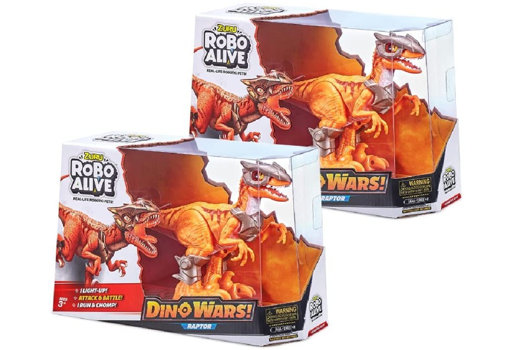 Zuru Robo Alive Dino Wars Series 2-Piece Raptor Set