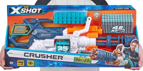 Zuru X-Shot Crusher Only $11 on Amazon or Target.com (Regularly $30) | Sends Darts up to 90 Feet