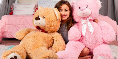 Giant Plush Teddy Bear Just $29.99 Shipped | Perfect Valentine’s Day Gift