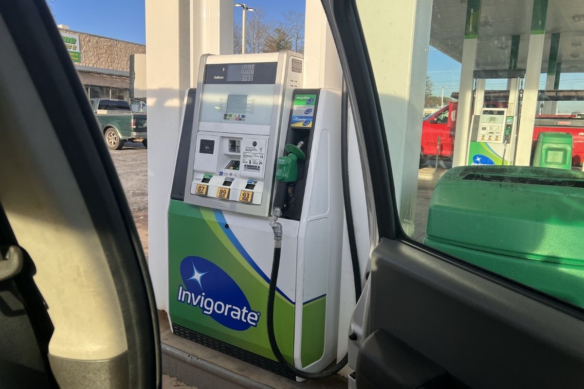 BP gas pump