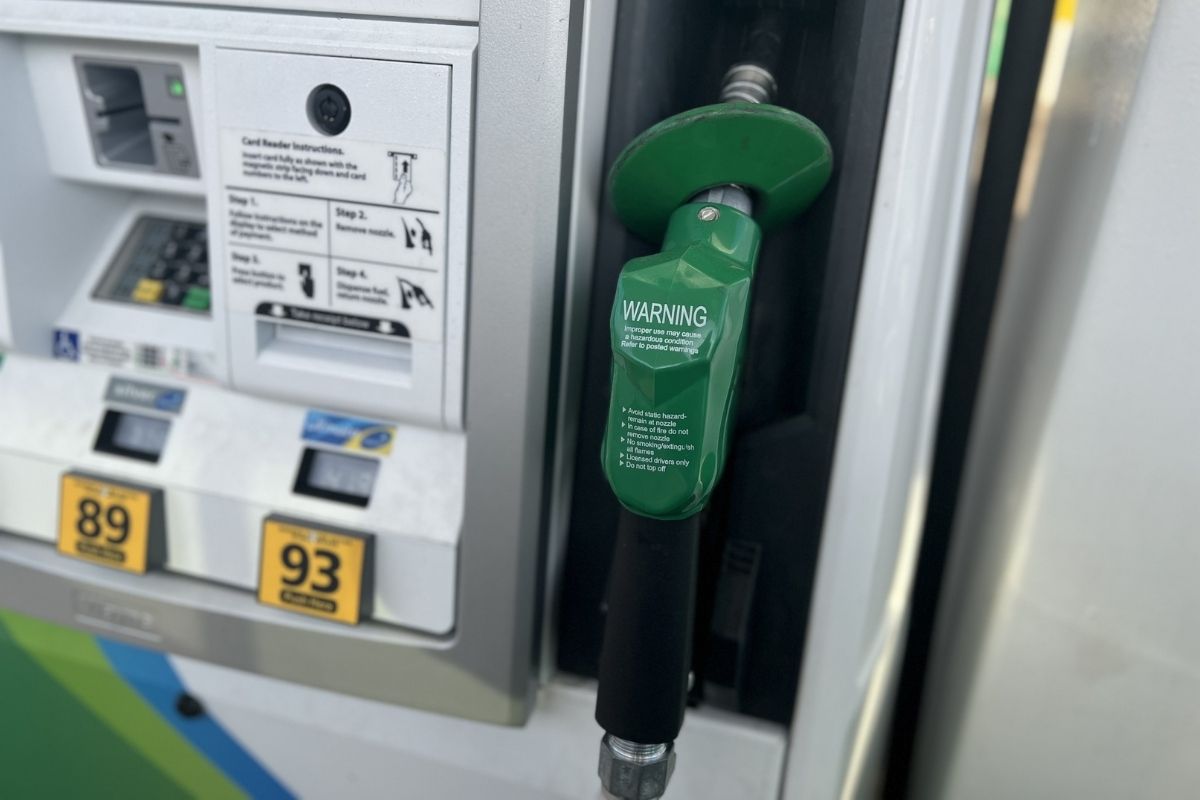 BP gas station pump