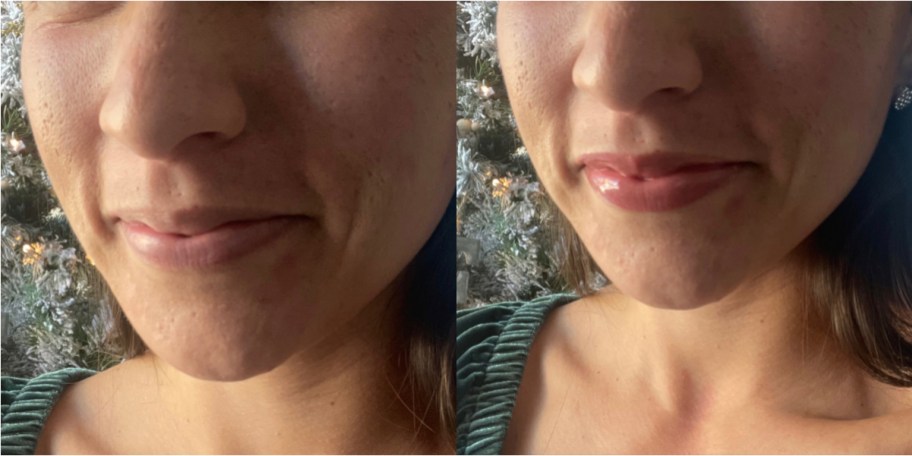buxom lip nplumping cream before and after