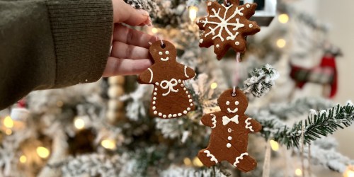 These Cinnamon Applesauce Ornaments are a Sweet Scented Holiday Craft