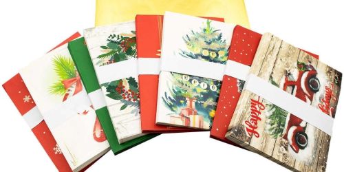 Holiday Greeting Cards w/ Envelopes 40-Count Box Only $6.97 Shipped on Costco.com