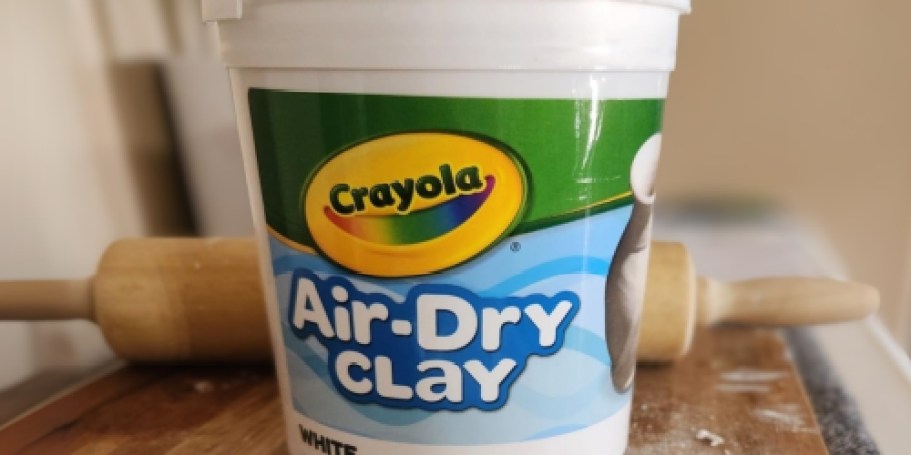 Crayola Air Dry Clay 5lb Bucket Only $4 Shipped on Amazon (May Sell Out!)