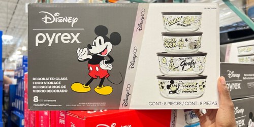 Disney Pyrex Glass Storage Sets Just $17.99 at Costco (Two Adorable Design Options)