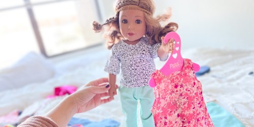 50-Piece 18″ Doll Clothes & Accessories Sets Only $23.95 + Free Expedited Shipping | Fits American Girl Dolls