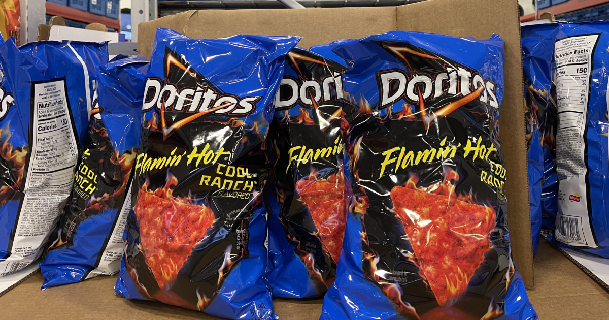 We Spotted the NEW Flamin' Hot Cool Ranch Doritos at Sam's Club!