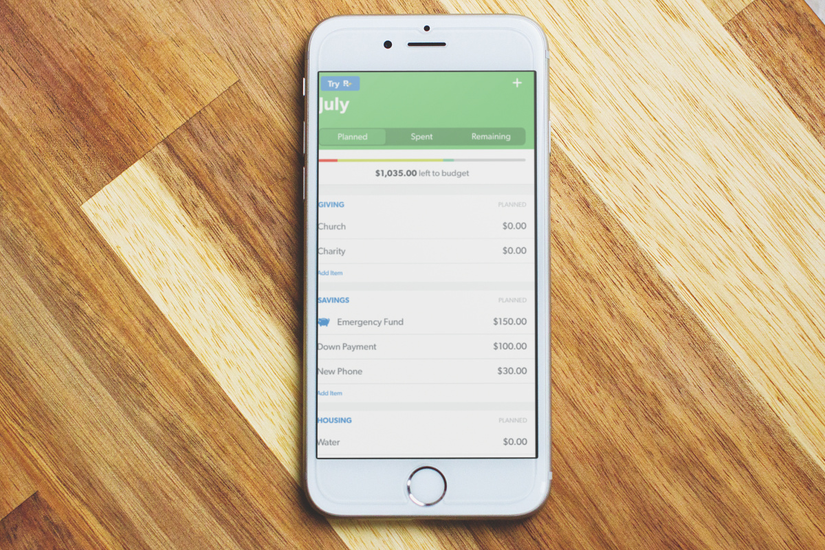 best free budgeting app everydollar on phone