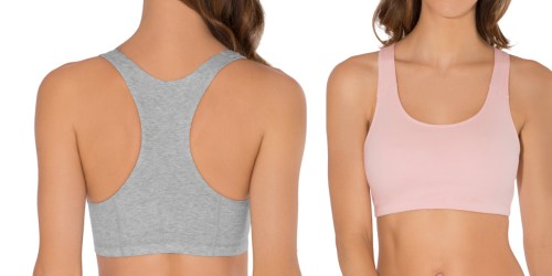 Fruit of the Loom Women’s Sports Bra 3-Packs from $3.67 on Amazon | Just $1.22 Each