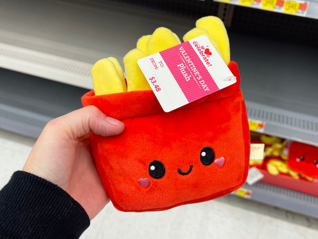 valentines french fry plush