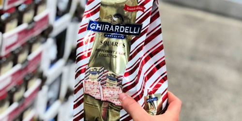 HUGE Bag of Ghirardelli Peppermint Bark Squares Only $10 on Amazon | Great Stocking Stuffers!