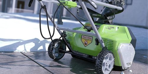 Greenworks 20″ Corded Electric Snow Thrower from $88 Shipped on Walmart.com