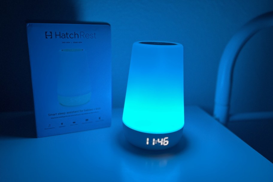 sound machine with blue light