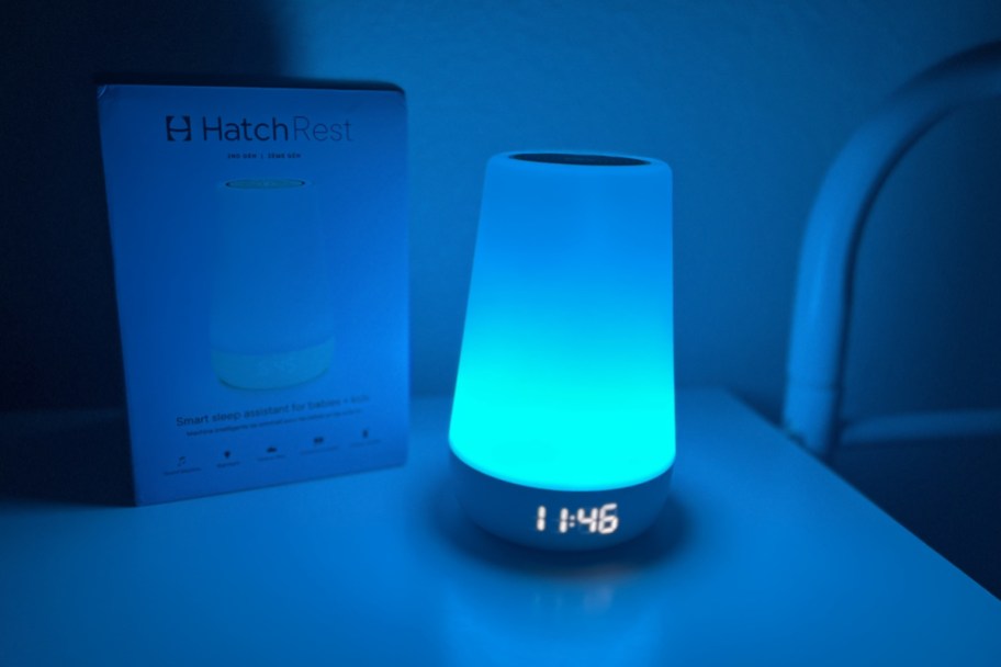 sound machine with blue light
