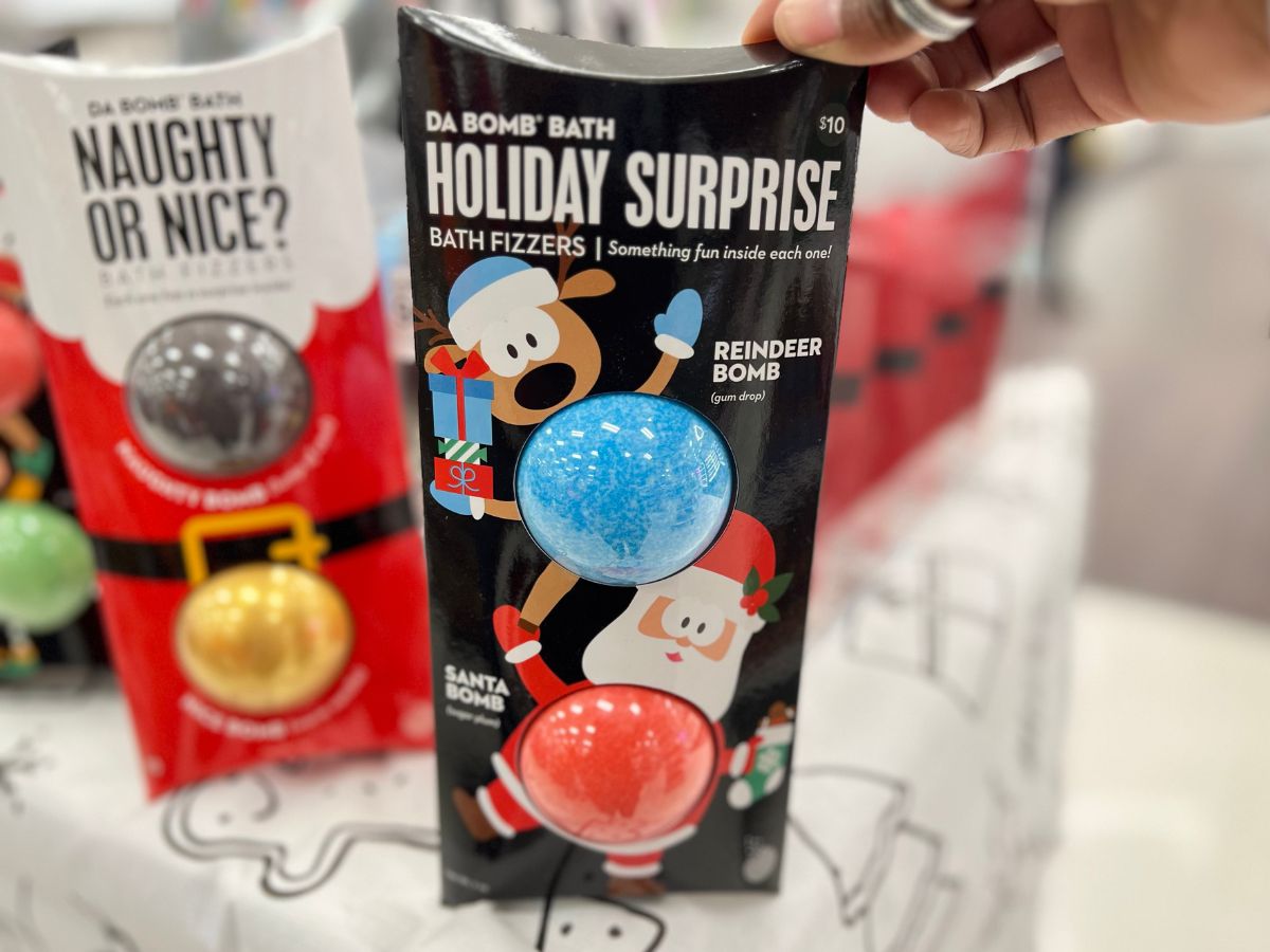 Holiday Surprise Bath Bombs