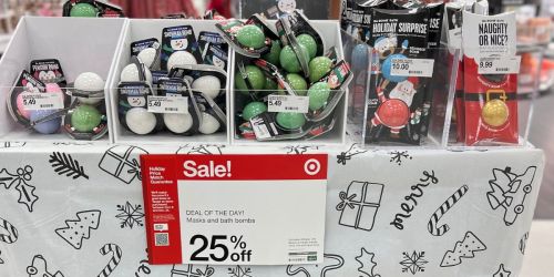 Target Beauty Stocking Stuffers | Da Bomb Holiday Bath Fizzers from $3 Each (+ Free $10 Gift Card w/ $30 Purchase)