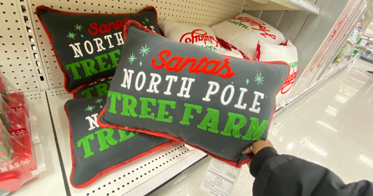 target holiday throw pillows
