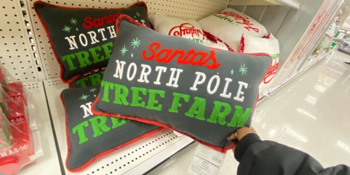 $10 Off $50 Holiday Decor Purchase at Target = Throw Pillows Just $8 Each, Hallmark Ornaments from $6.67 & More