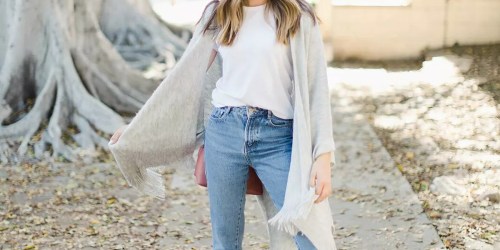 Lauren Conrad Shawls from $20.30 on Kohl’s.com (Regularly $58) + Free Shipping for Select Cardholders | Fits Tall & Plus Sizes
