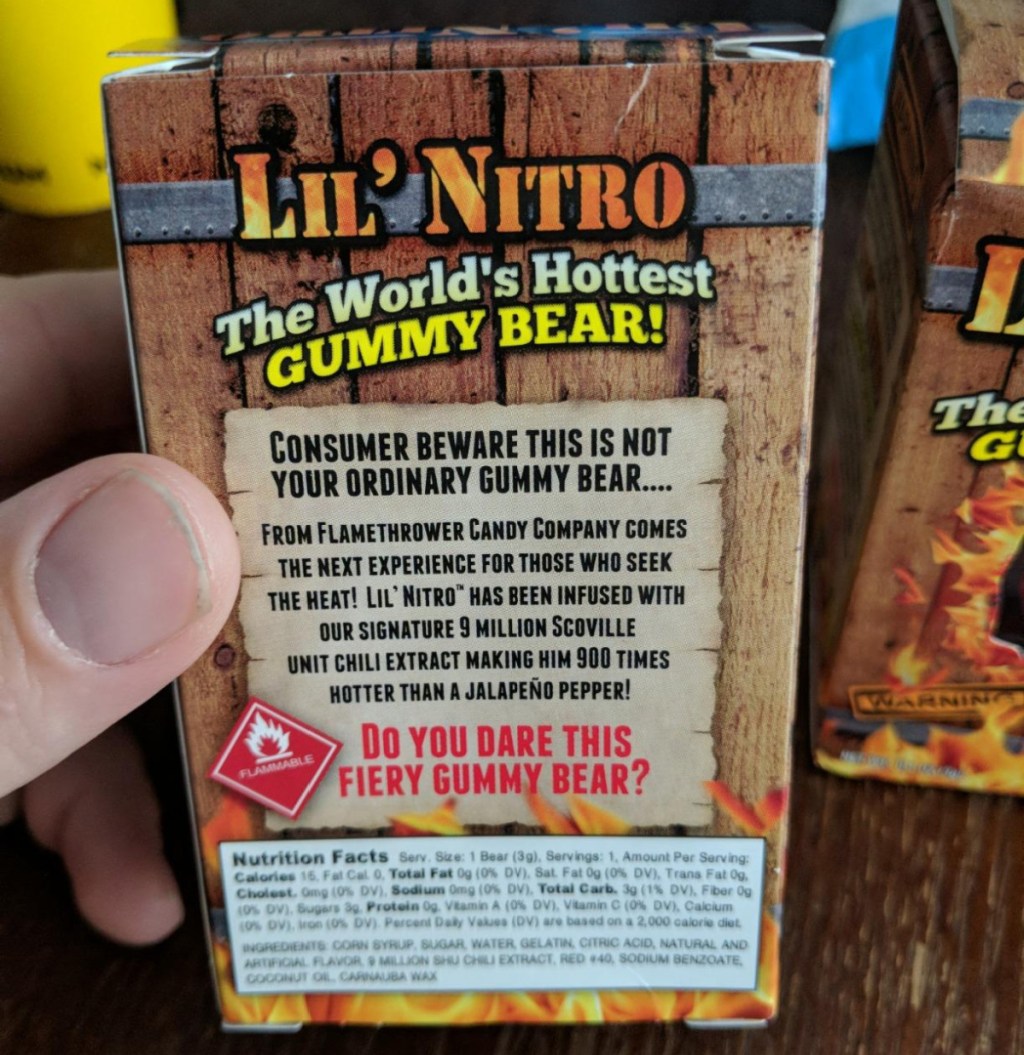 Lil NItro Gummy Bear - Best stocking stuffers